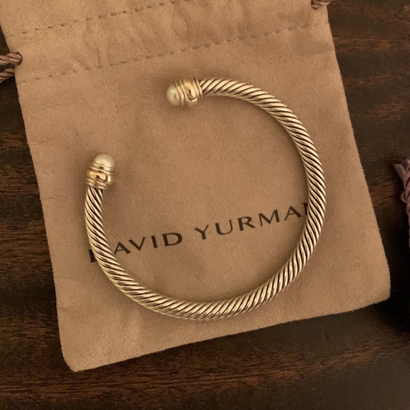 David Yurman Jewelry - David Yurman Cable Classic Pearl 4mm bracelet